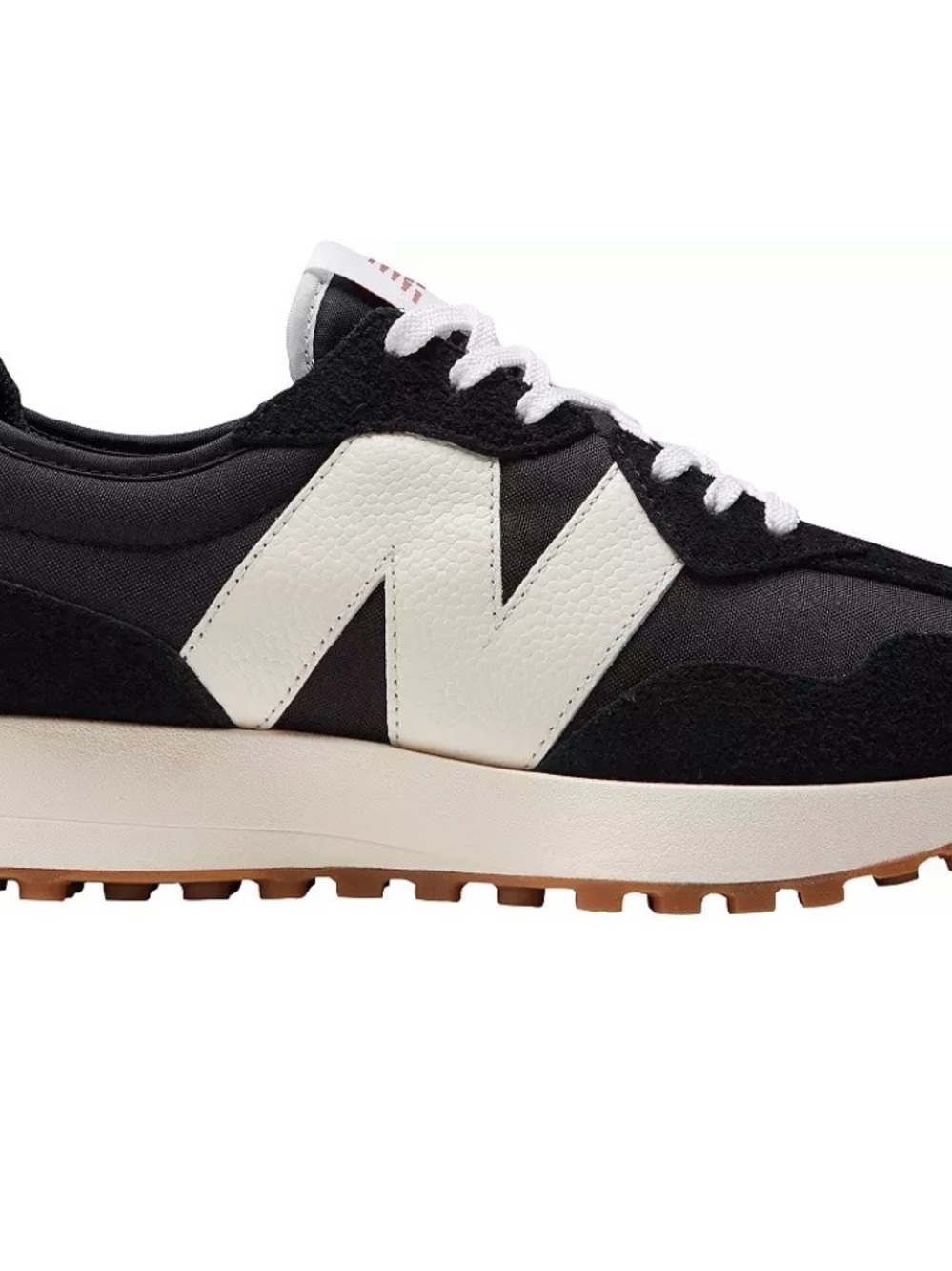 New Balance Women’s Black & White 327 Shoes